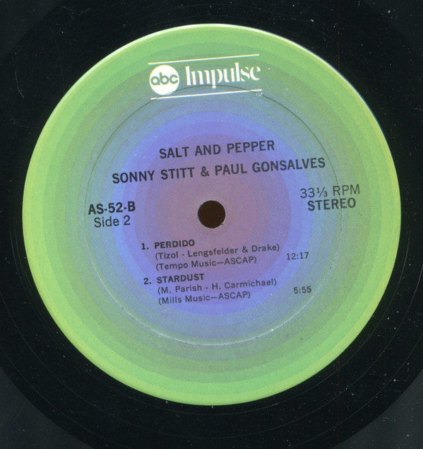 Sonny Stitt And Paul Gonsalves : Salt And Pepper (LP, Album, RE, Gat)