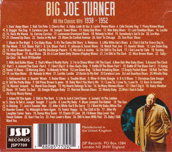 Big Joe Turner : All the Classic Hits 1938-1952 (5xCD, Album, Comp + Box)