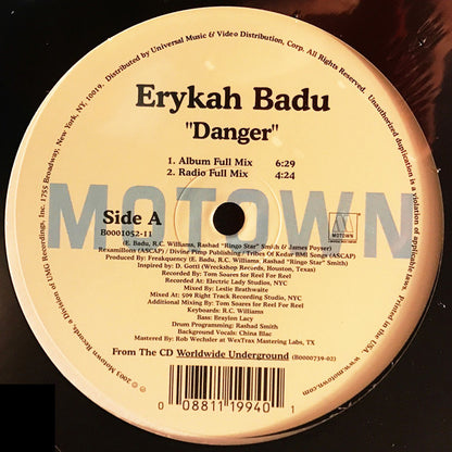 Erykah Badu : Danger (12")