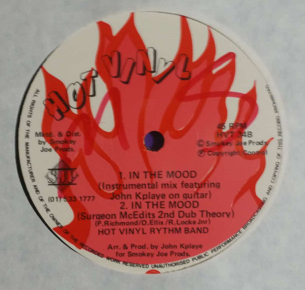 Christine Lewin / Hot Vinyl Rythm Band : In The Mood (12")