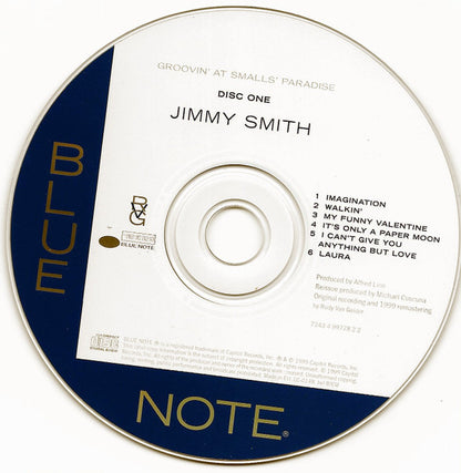 Jimmy Smith : Groovin' At Smalls' Paradise (2xCD, Album, Comp, Mono, RE, RM)