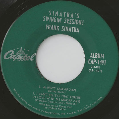 Frank Sinatra : Sinatra's Swingin' Session!!! (Part 2) (7", EP)