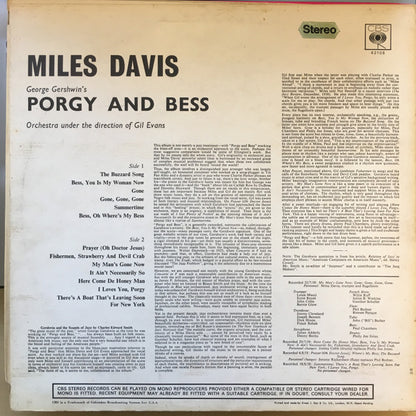 Miles Davis : Porgy And Bess (LP, Album, RE)