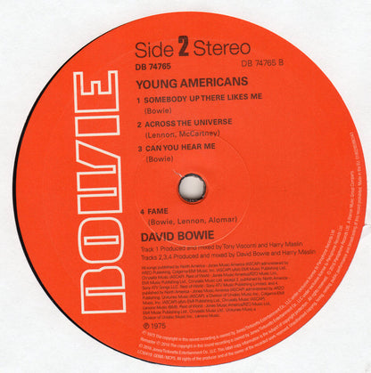 David Bowie : Young Americans (LP, Album, RE, RM, 180)
