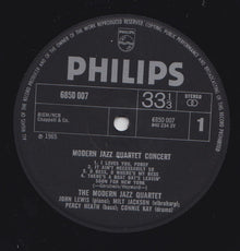 The Modern Jazz Quartet : Concert (LP, Comp)