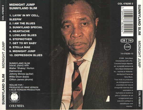 Sunnyland Slim : Midnight Jump (CD, Album, RE)