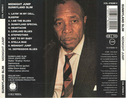 Sunnyland Slim : Midnight Jump (CD, Album, RE)