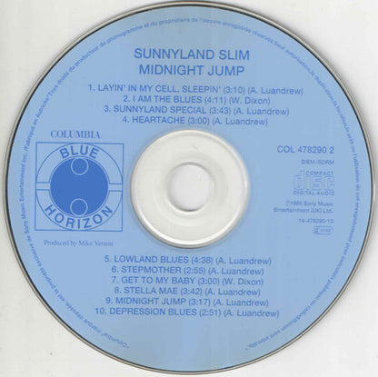 Sunnyland Slim : Midnight Jump (CD, Album, RE)