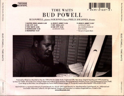 The Amazing Bud Powell* : Time Waits (CD, Album, RE, RM)