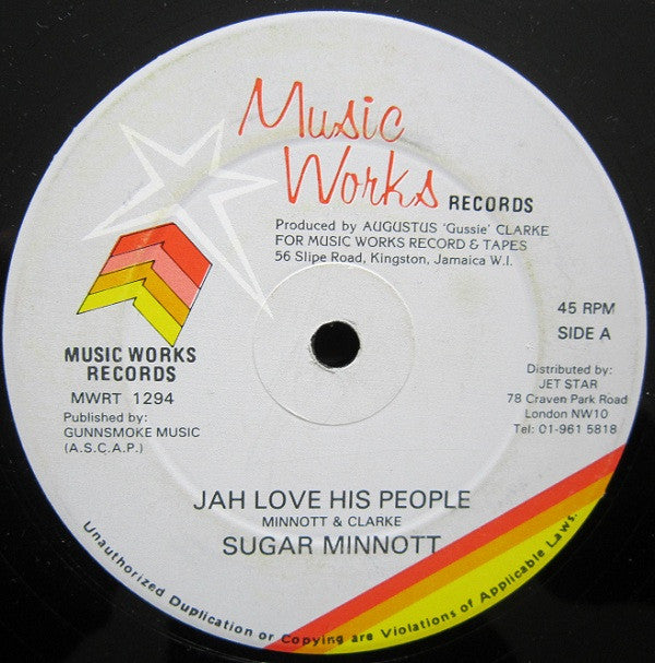 Sugar Minott : Jah Loves His People (12")