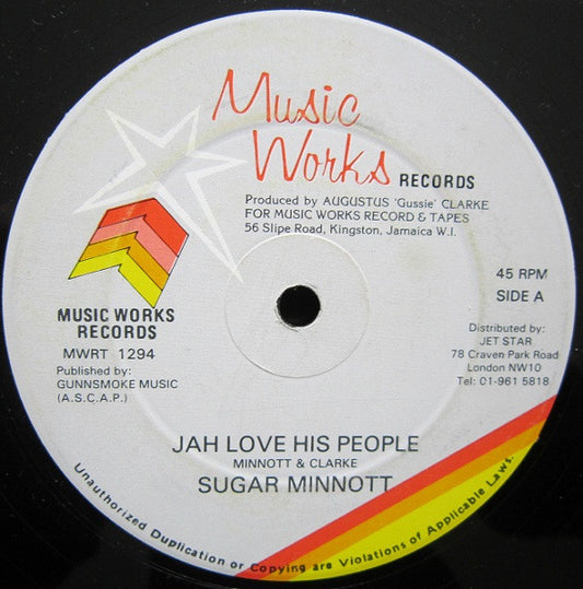 Sugar Minott : Jah Loves His People (12")