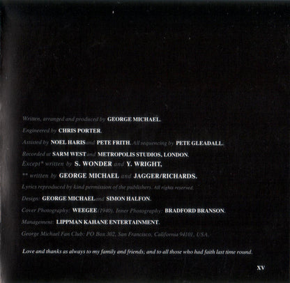 George Michael : Listen Without Prejudice Vol 1 (CD, Album, RP)