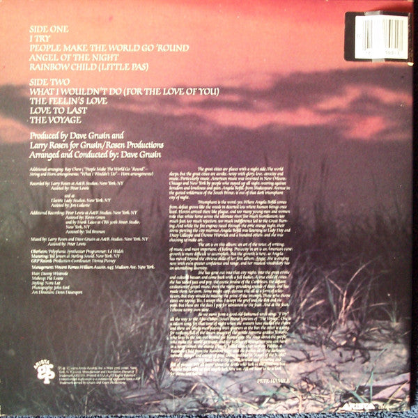 Angela Bofill : Angel Of The Night (LP, Album, Gat)