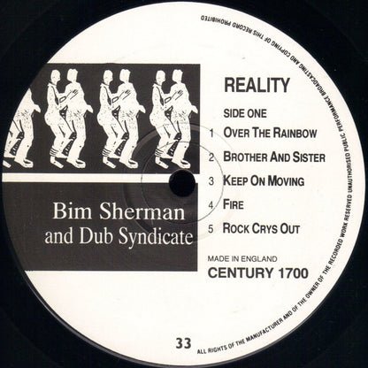 Bim Sherman & Dub Syndicate : Reality (LP, Album)