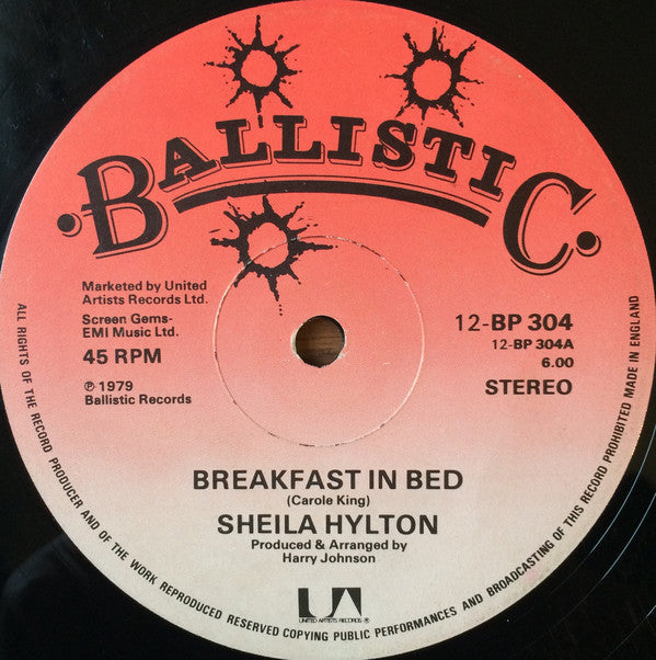 Sheila Hylton : Breakfast In Bed (12", Single)