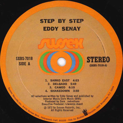 Eddy Senay : Step By Step (LP, Album, Mon)