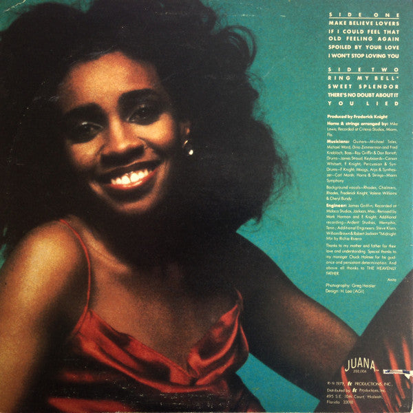 Anita Ward : Songs Of Love (LP, Album, PRC)