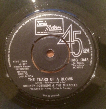 The Miracles : The Tears Of A Clown / The Tracks Of My Tears (7", Single, Kno)