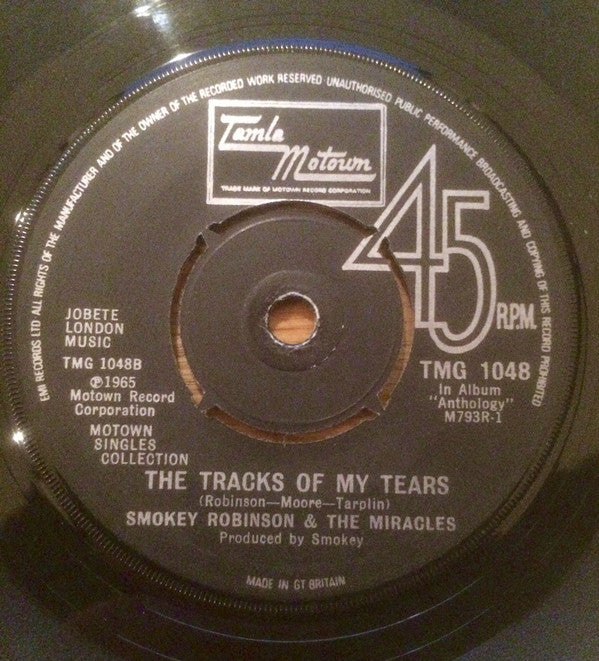 The Miracles : The Tears Of A Clown / The Tracks Of My Tears (7", Single, Kno)