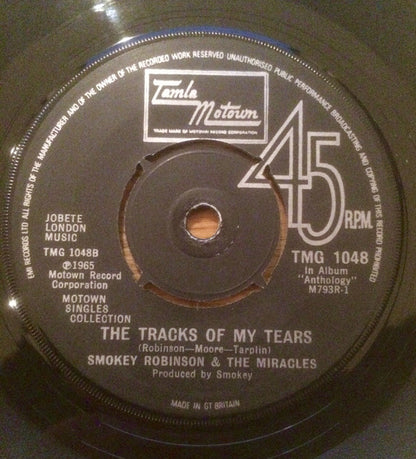 The Miracles : The Tears Of A Clown / The Tracks Of My Tears (7", Single, Kno)