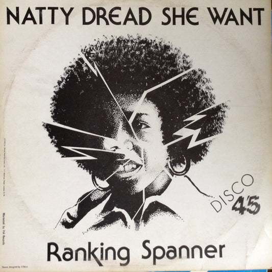 Ronnie Davis / Ranking Spanner : Breaking Up / Fever / Natty Dread She Want (12")