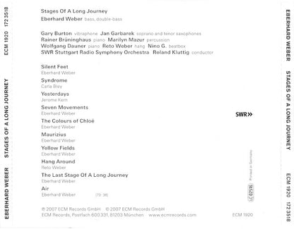 Eberhard Weber : Stages Of A Long Journey (CD, Album)
