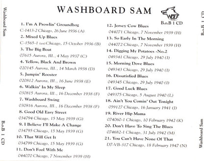 Washboard Sam : 1936-1947 (CD, Comp, RM)