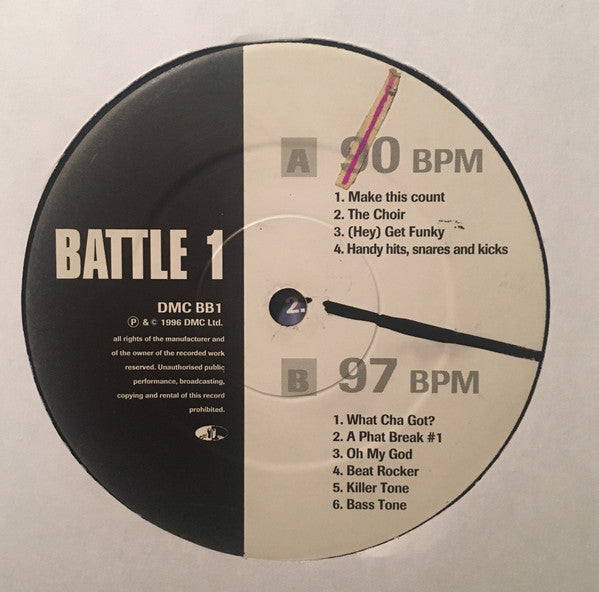 Cutmaster Swift : Battle Breaks 1 (LP, Comp)