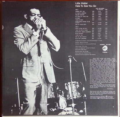 Little Walter : Hate To See You Go (LP, Comp, RE)