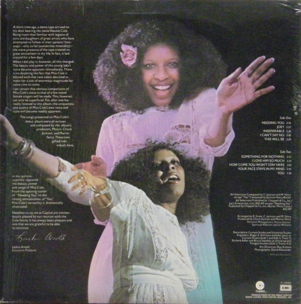 Natalie Cole : Inseparable (LP, Album, Club)