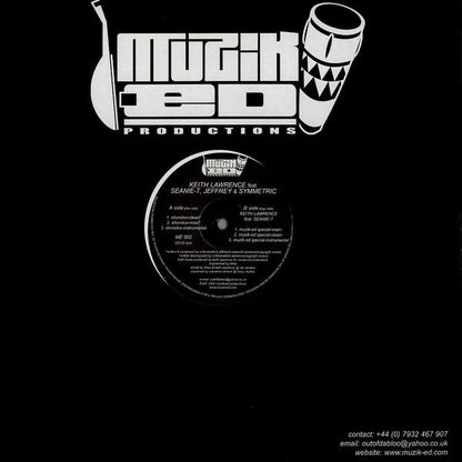 Keith Lawrence Feat. Seanie T., Jeff 3 & Symmetric : Shonoluv / Muzik-Ed Special (12")