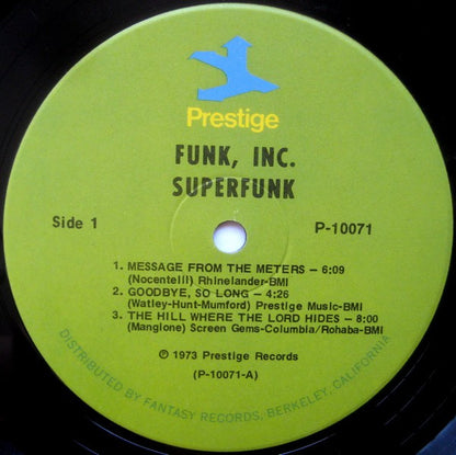 Funk Inc. : Superfunk (LP, Album, Gat)