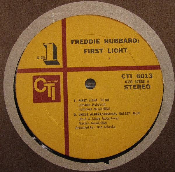 Freddie Hubbard : First Light (LP, Album, Gat)