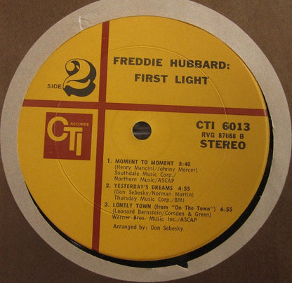 Freddie Hubbard : First Light (LP, Album, Gat)