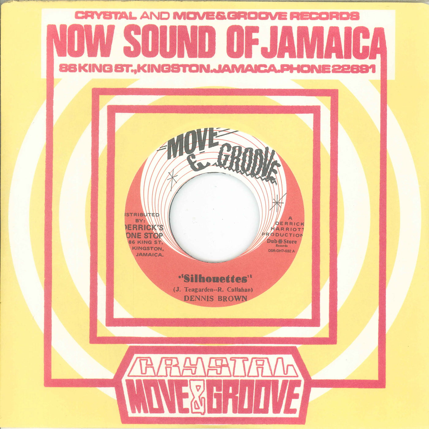 Dennis Brown, Augustus Pablo & Crystalites - Silhouettes (7")