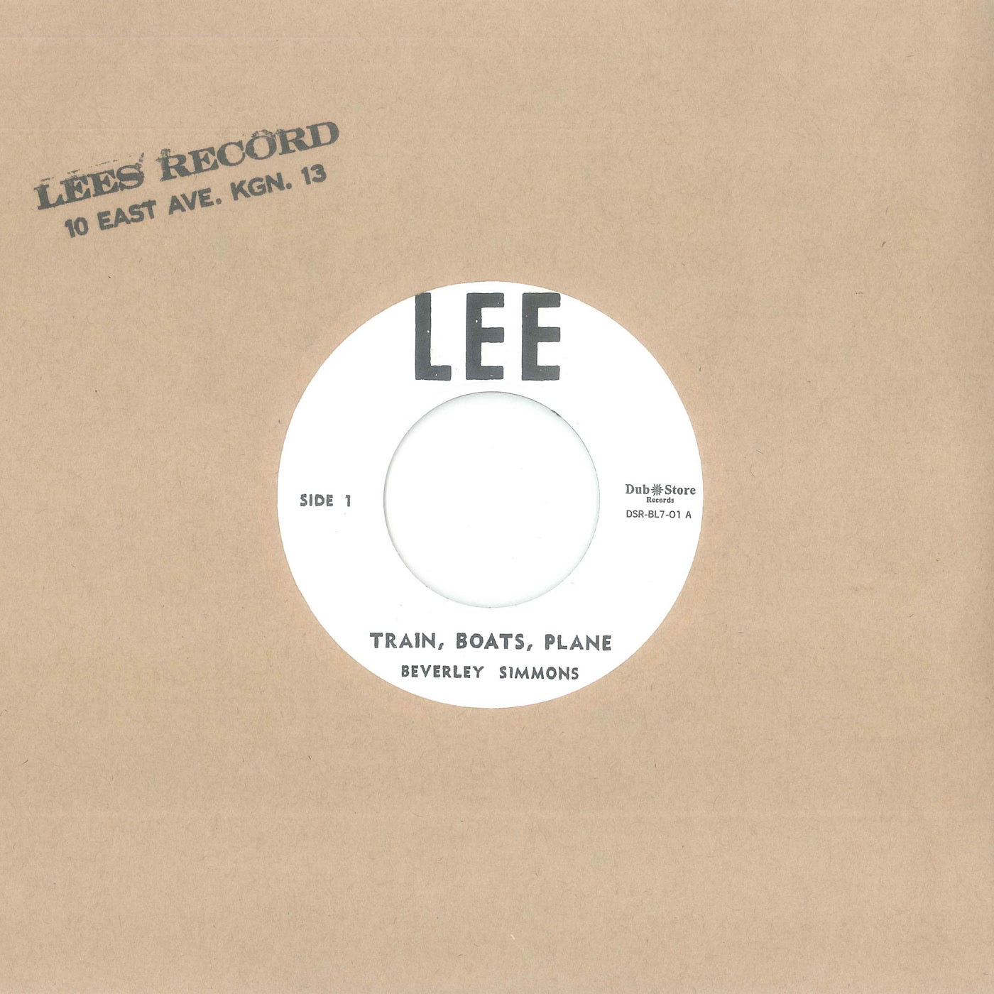 Beverley Simmons - Train, Boats, Plane (7")