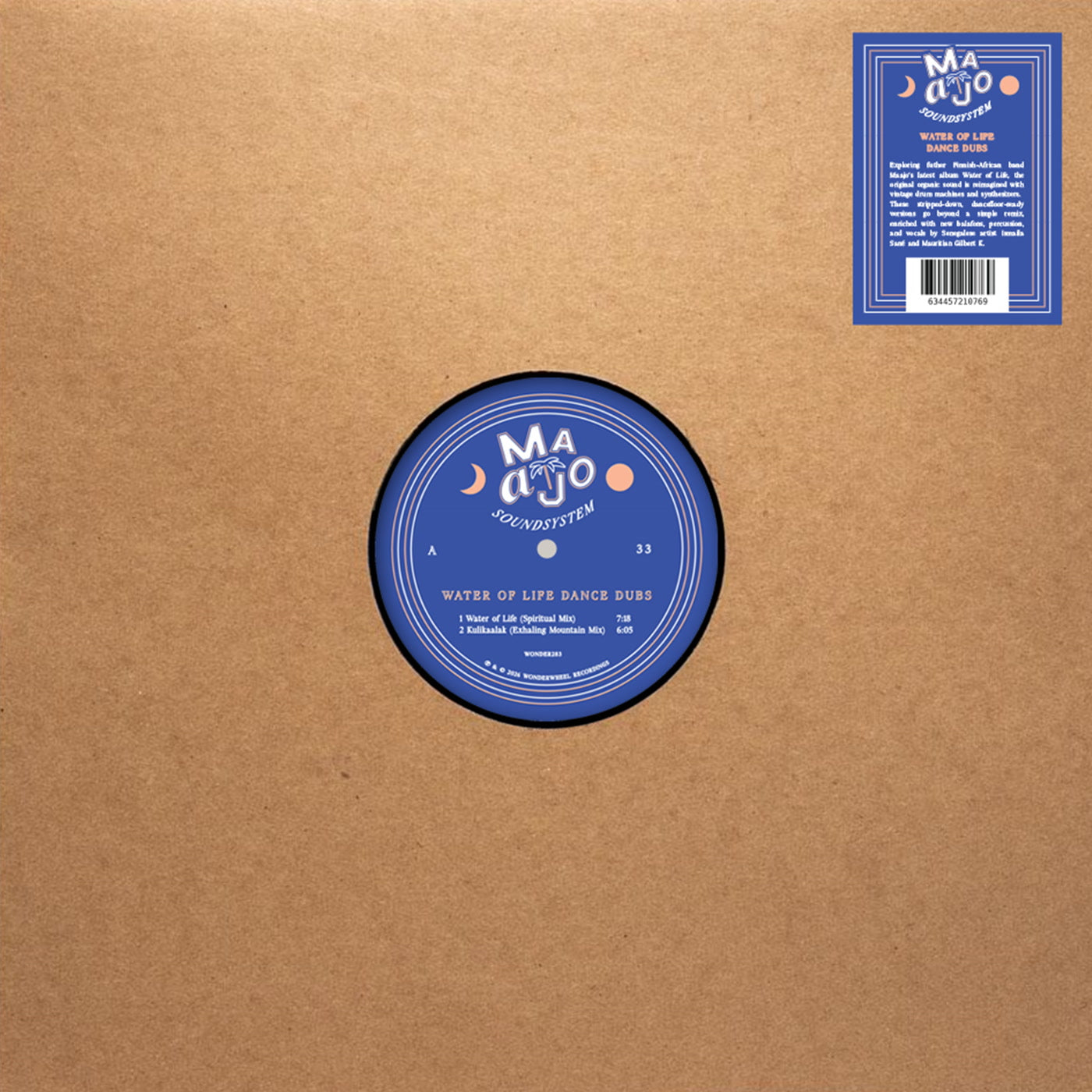 Maajo & Maajo Soundsystem - Water of Life Dance Dubs (12")