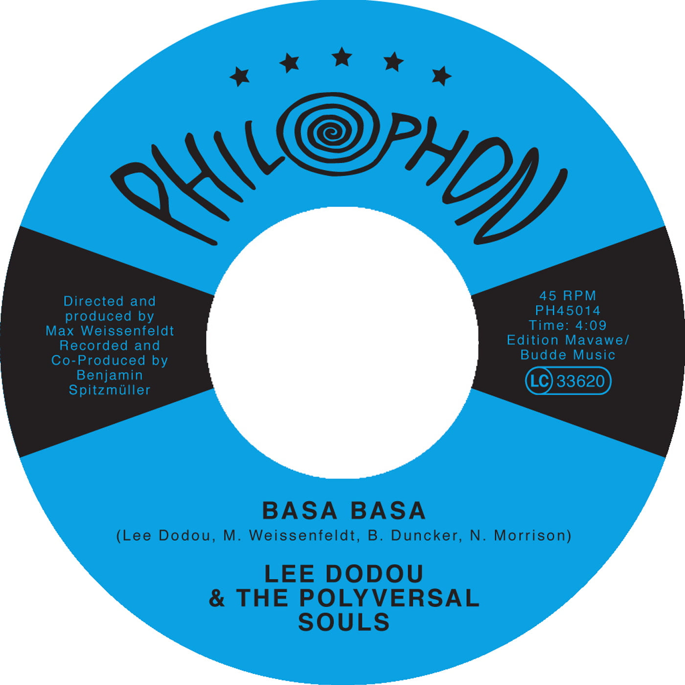 Lee Dodou & The Polyversal Souls - Basa Basa (7")