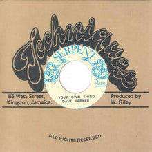 Dave Barker & Techniques - Your Own Thing (7")