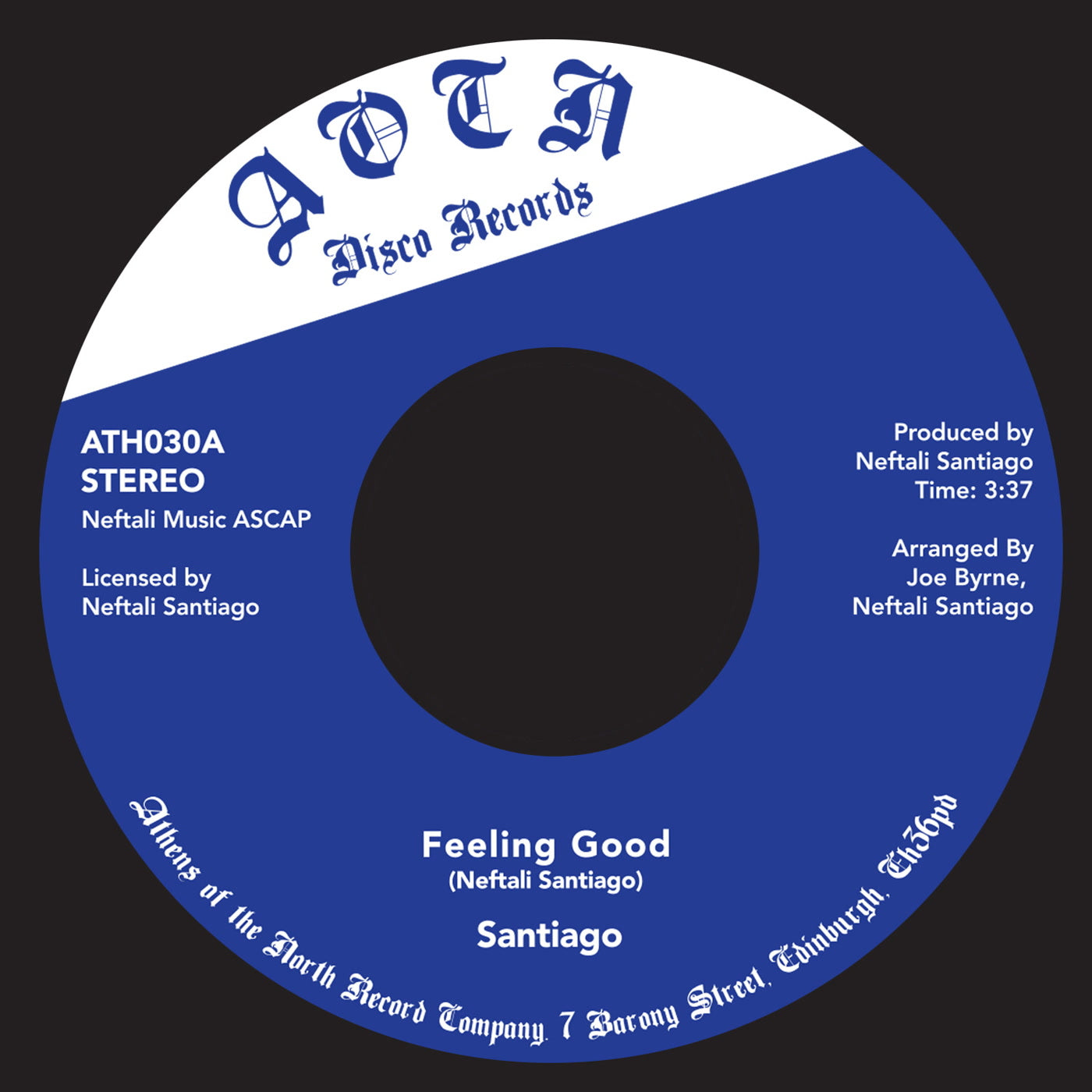 Santiago - Feeling Good (7")