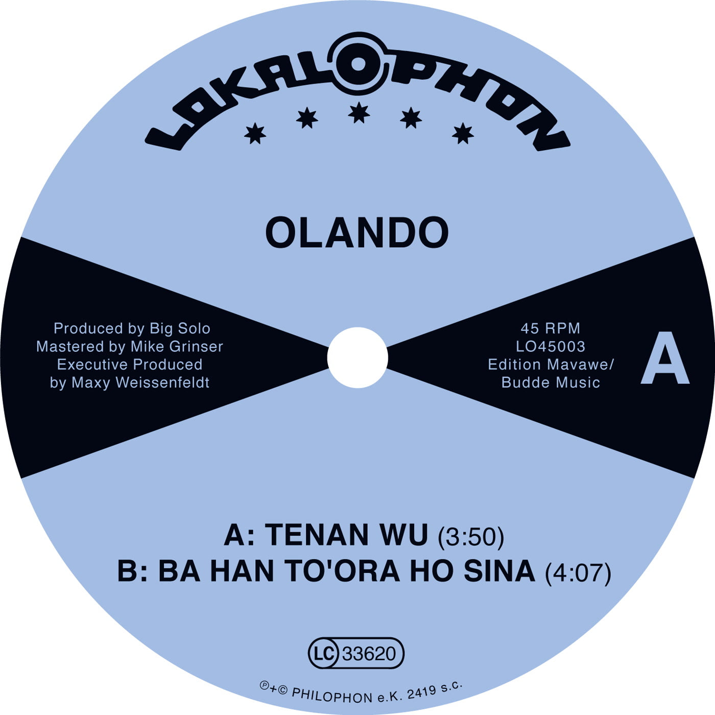 Olando - Tenan Wu (7")