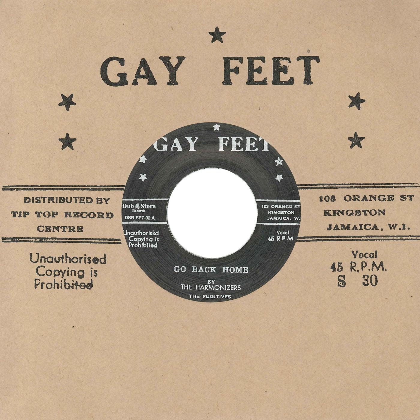 The Harmonizers - Go Back Home (7")