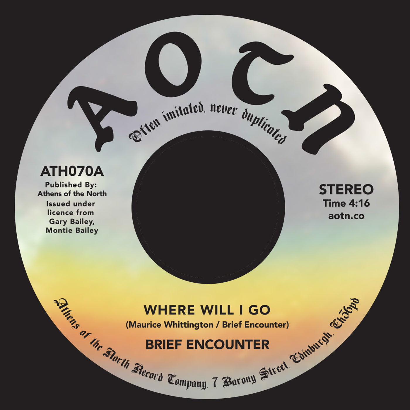 Brief Encounter - Where Will I Go (7")