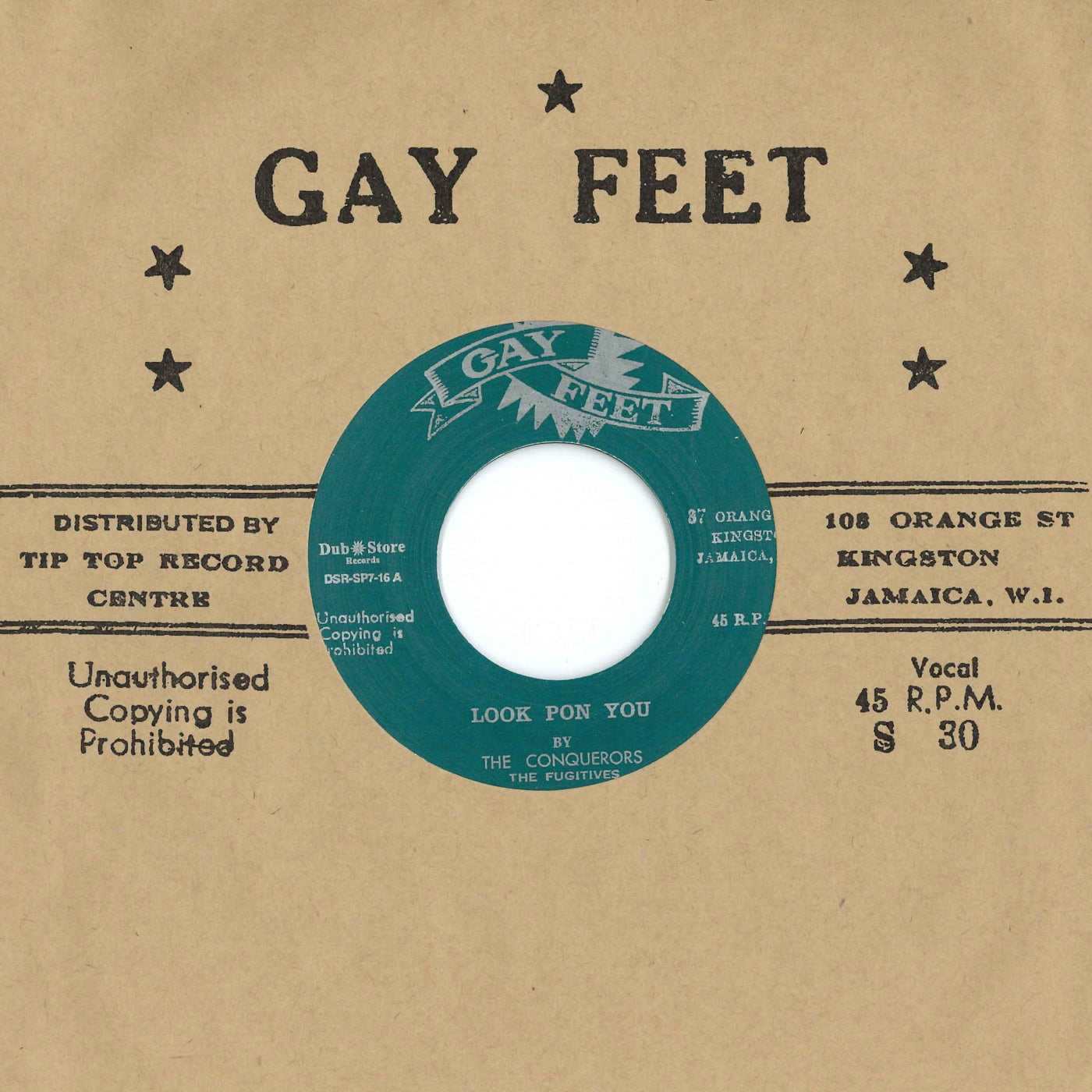 The Conquerors - Look Pon You / I've Done You Wrong (7")