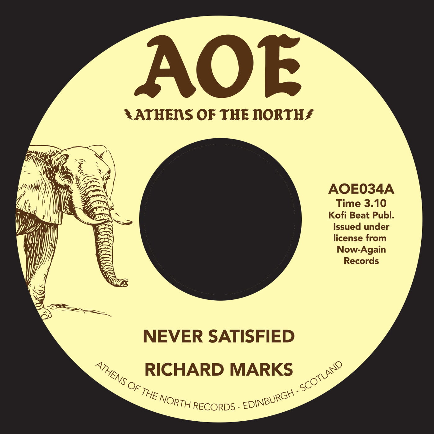 Richard Marks - Never Satisfied (7")