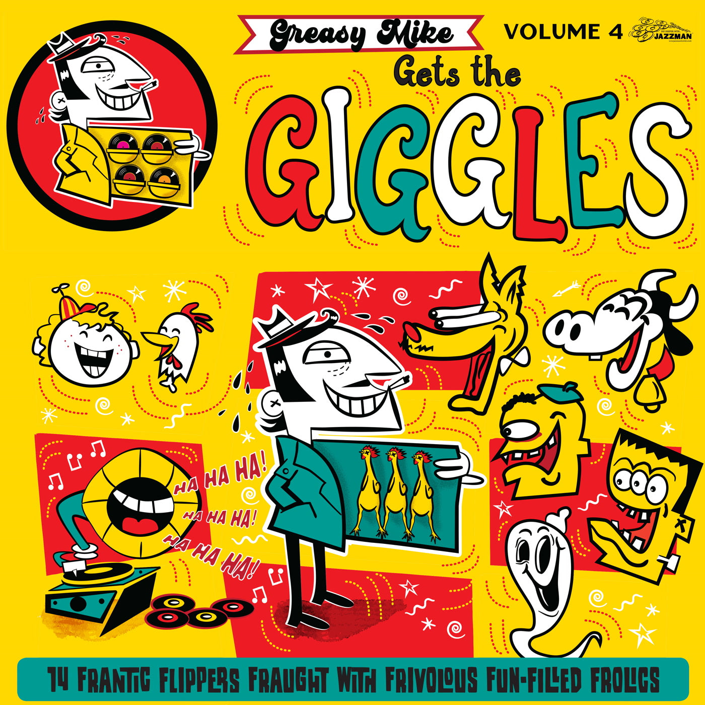 Various Artists - Greasy Mike Gets the Giggles (LP)
