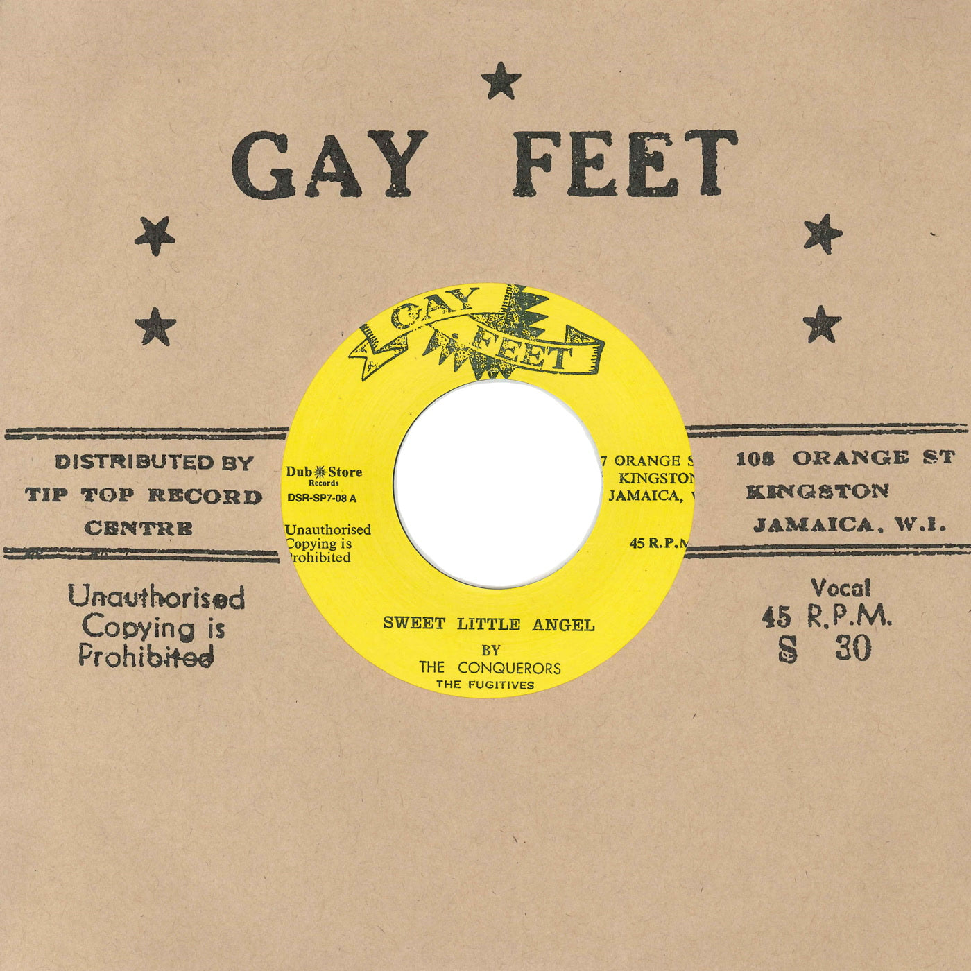 The Conquerors - Sweet Like Angel (7")