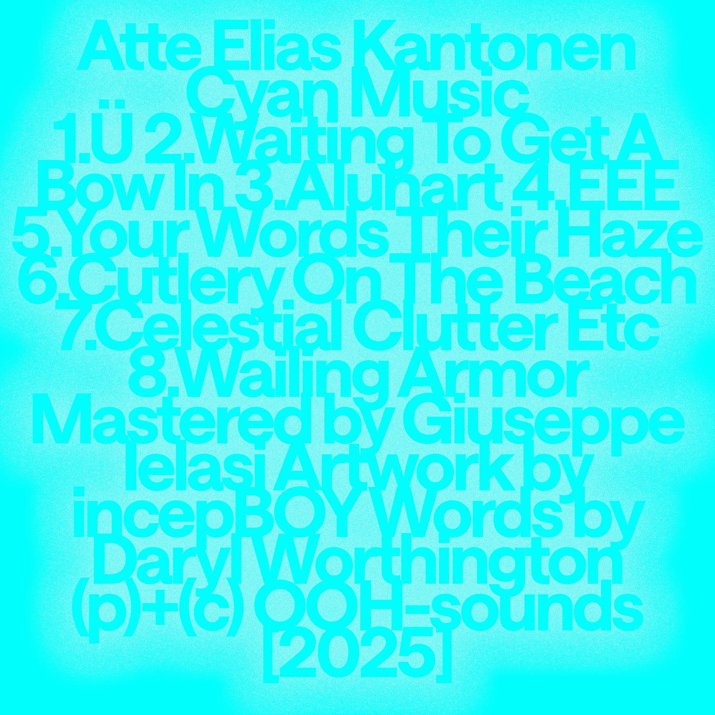 Atte Elias Kantonen - Cyan Music (CD)