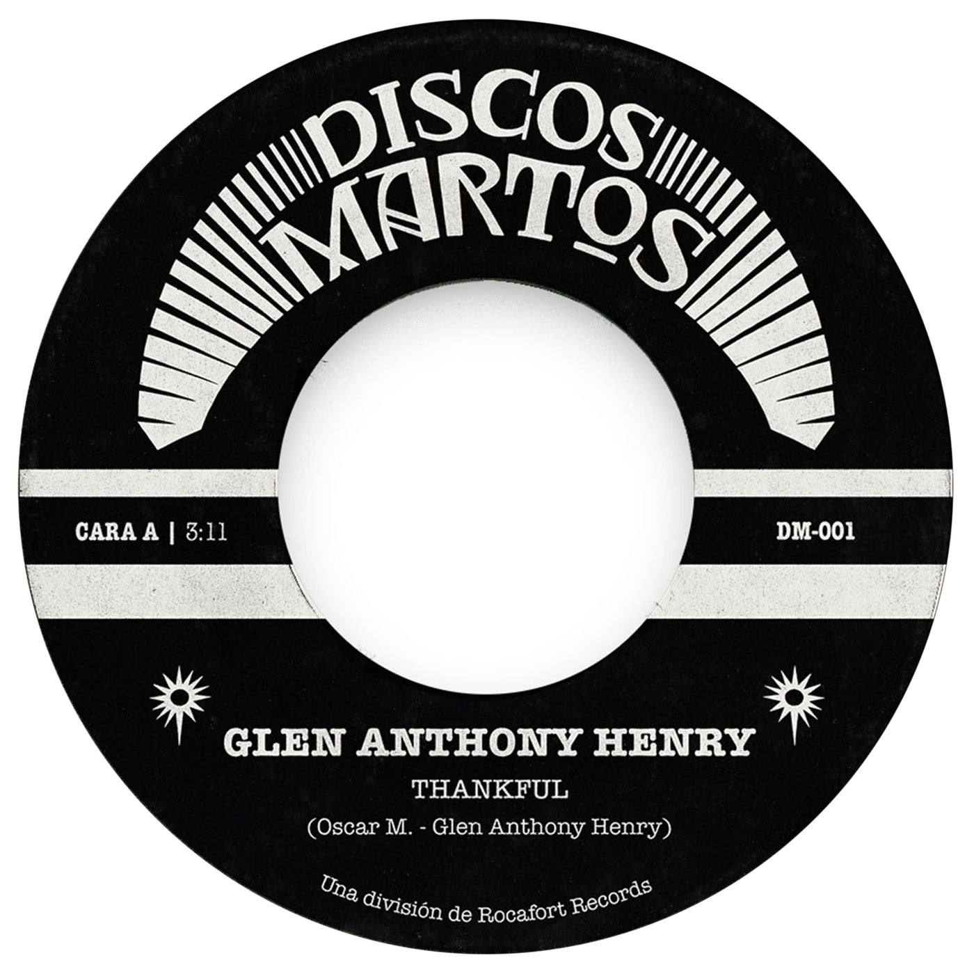 Glen Anthony Henry - Thankful / Fade Away (7")