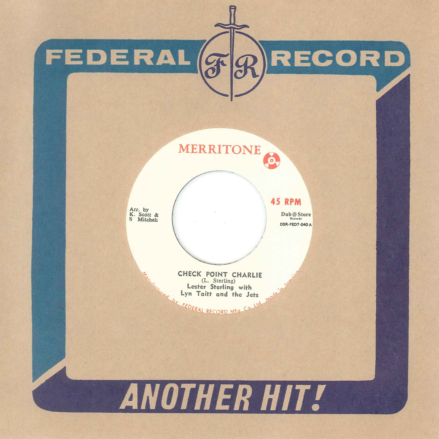 Lester Sterling, Lyn Taitt & The Jets - Check Point Charlie (7")